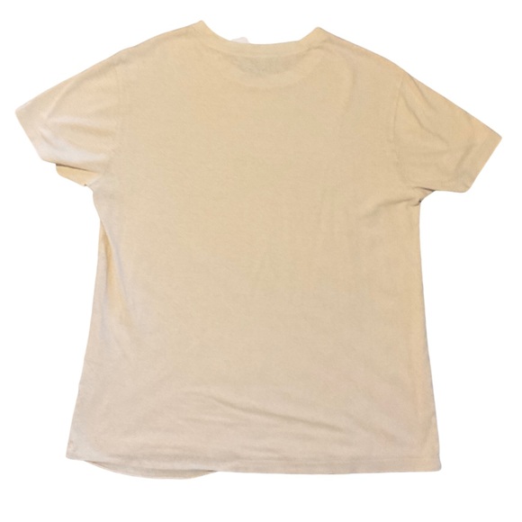 Madewell Cream Linen Short Sleeve Tee - Picture 3 of 4